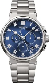 Breguet Marine Chronograph 5527TI/Y1/TW0 Titanium Blue