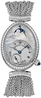 Breguet Reine de Naples 8908BB/5T/J70.D0DD White gold Black Mother of Pearl