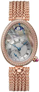 Breguet Reine de Naples 8908BR/5T/J20/D000 Rose gold Black Mother of Pearl