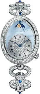 Breguet Reine de Naples 8909BB/VD/J29 DDD0 White gold Blue Mother of Pearl