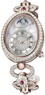 Breguet Reine de Naples 8909BR/8T/J29/DDDR Rose gold Blue Mother of Pearl