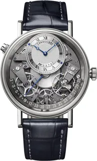 Breguet Tradition 7597BB/G1/9WU White gold Silver$Grey