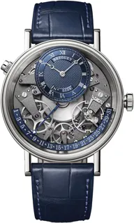 Breguet Tradition 7597bb/gy/9wu Platinum Blue