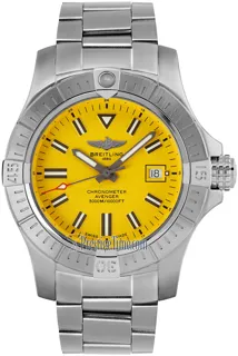 Breitling Avenger A17319101I1A1 45mm Stainless steel Yellow