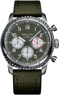 Breitling Aviator 8 AB01192A1L1X2 Stainless steel Green