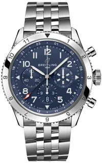 Breitling Aviator 8 AB04451A1C1A1 46mm Stainless steel Blue