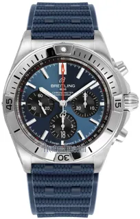 Breitling Chronomat B01 AB0134101C1S1 42mm Stainless steel Blue