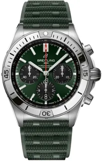 Breitling Chronomat B01 AB0134101L2S1 42mm Stainless steel Green