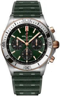 Breitling Chronomat B01 UB0134131L1S1 Rose gold and Stainless steel Green