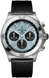 Breitling Chronomat PB0134101C1S1 Platinum and Stainless steel Blue$Black