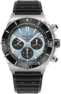 Breitling Super Chronomat PB0136251C1S1 Platinum and Stainless steel Ice Blue