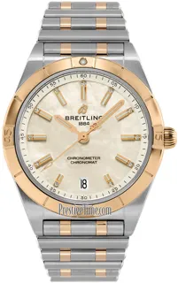 Breitling Chronomat U10380101A2U1 Rose gold and Stainless steel Mother of Pearl