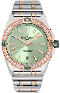 Breitling Chronomat U17356531L1U1 Stainless steel and Red gold Green