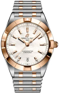 Breitling Chronomat U77310101A2U1 Stainless steel and Red gold White