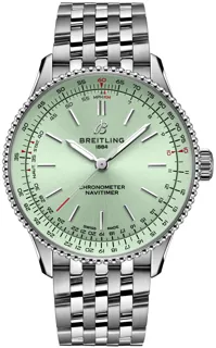 Breitling Navitimer A17327361L1A1 36mm Stainless steel Green