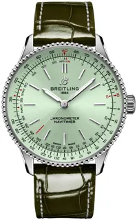 Breitling Navitimer A17327361L1P1 36mm Stainless steel Green