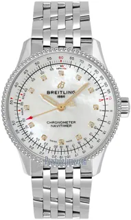 Breitling Navitimer A17395211A1A1 Stainless steel White