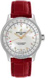 Breitling Navitimer A17395211A1P6 35mm Stainless steel Mother of Pearl