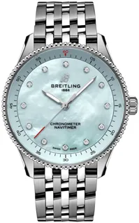 Breitling Navitimer A77320171C1A1 Stainless steel Blue Mother of Pearl