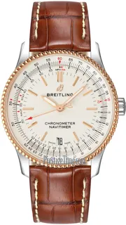 Breitling Navitimer U17325211G1P1 Stainless steel and Red gold Silver