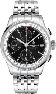 Breitling Premier A13315351B1A1 Stainless steel Black