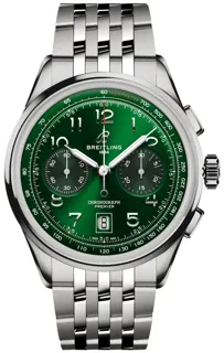 Breitling Premier AB0145371L1A1 Stainless steel Green