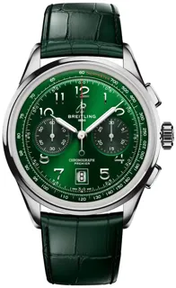 Breitling Premier B01 AB0145371L1P2 Stainless steel Green