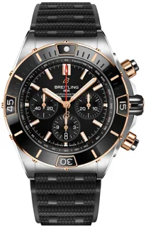 Breitling Super Chronomat UB0136251B1S1 Stainless steel and Red gold Black