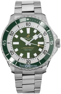 Breitling Superocean A17376A31L1A1 Stainless steel Green