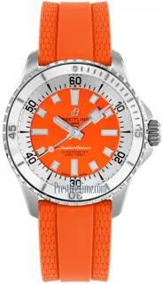 Breitling Superocean A17377211O1S1 36mm Stainless steel Orange