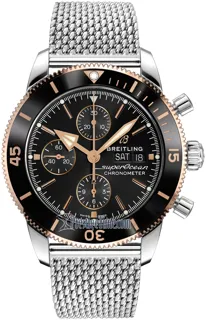 Breitling Superocean Heritage U13313121B1A1 44mm Rose gold and Stainless steel Black