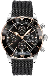 Breitling Superocean Heritage U13313121B1S1 Stainless steel and Red gold Black