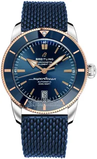 Breitling Superocean Heritage UB2010161C1S1 42mm Rose gold and Stainless steel Blue