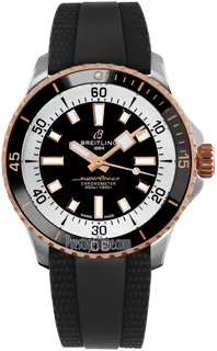 Breitling Superocean U17375211B1S1 Rose gold and Stainless steel Black