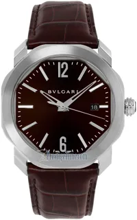 Bulgari Octo Roma 102705 Stainless steel Brown