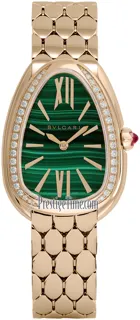 Bulgari Serpenti Seduttori 103273 33mm Rose gold Green