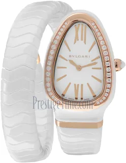 Bulgari Serpenti Spiga 102613 Ceramic White