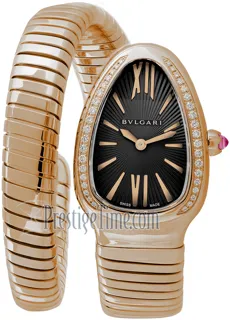 Bulgari Serpenti Tubogas 101815 Rose gold Black