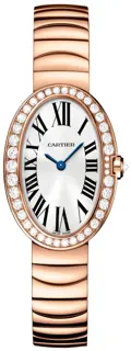 Cartier Baignoire Small Model WB520002 Rose gold Silver