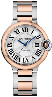 Cartier Ballon Bleu de Cartier W2BB0033 Rose gold and Stainless steel Silver