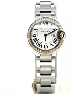 Cartier Ballon Bleu Rose gold and Stainless steel Silver