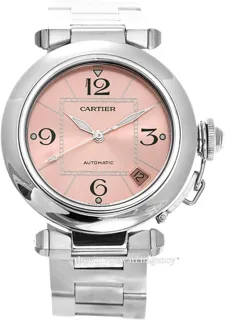 Cartier Pasha C W31075M7 Stainless steel Pink