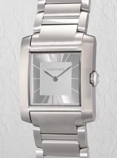 Cartier Tank Française 4476, WSTA0086 Stainless steel White