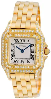 Cartier Panthère Yellow Gold$Diamond-Set Silver