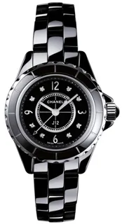 Chanel J12 H2569 Black ceramic Black