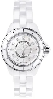 Chanel J12 H2570 White ceramic Mother of Pearl