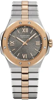 Chopard Alpine Eagle 298601-6001 stainless steel$rose gold grey