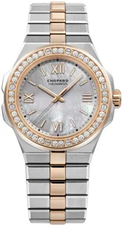 Chopard Alpine Eagle 298601-6002 Rose gold and Stainless steel White