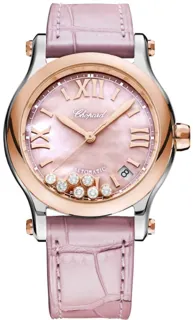 Chopard Happy Sport 278559-6021 Stainless steel Pink Mother of Pearl