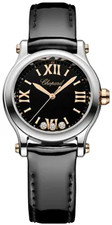 Chopard Happy Sport 278590-6015 Stainless steel Black